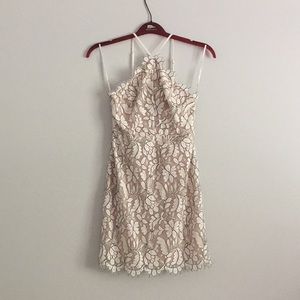 Lulu’s White Lace Cocktail Dress